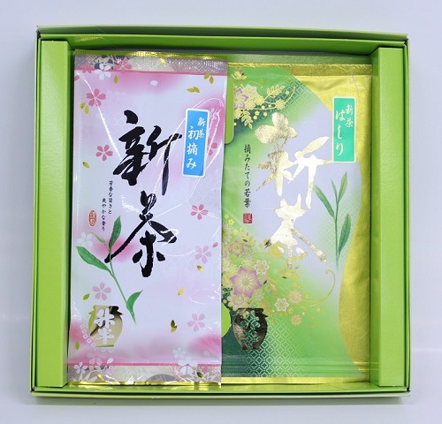 新茶詰合せ(はしり新茶40g・初摘み新茶40g)